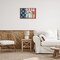 Stupell Industries American Flag Bouquet Floater Framed Canvas Wall Art Design by Leslie Trimbach